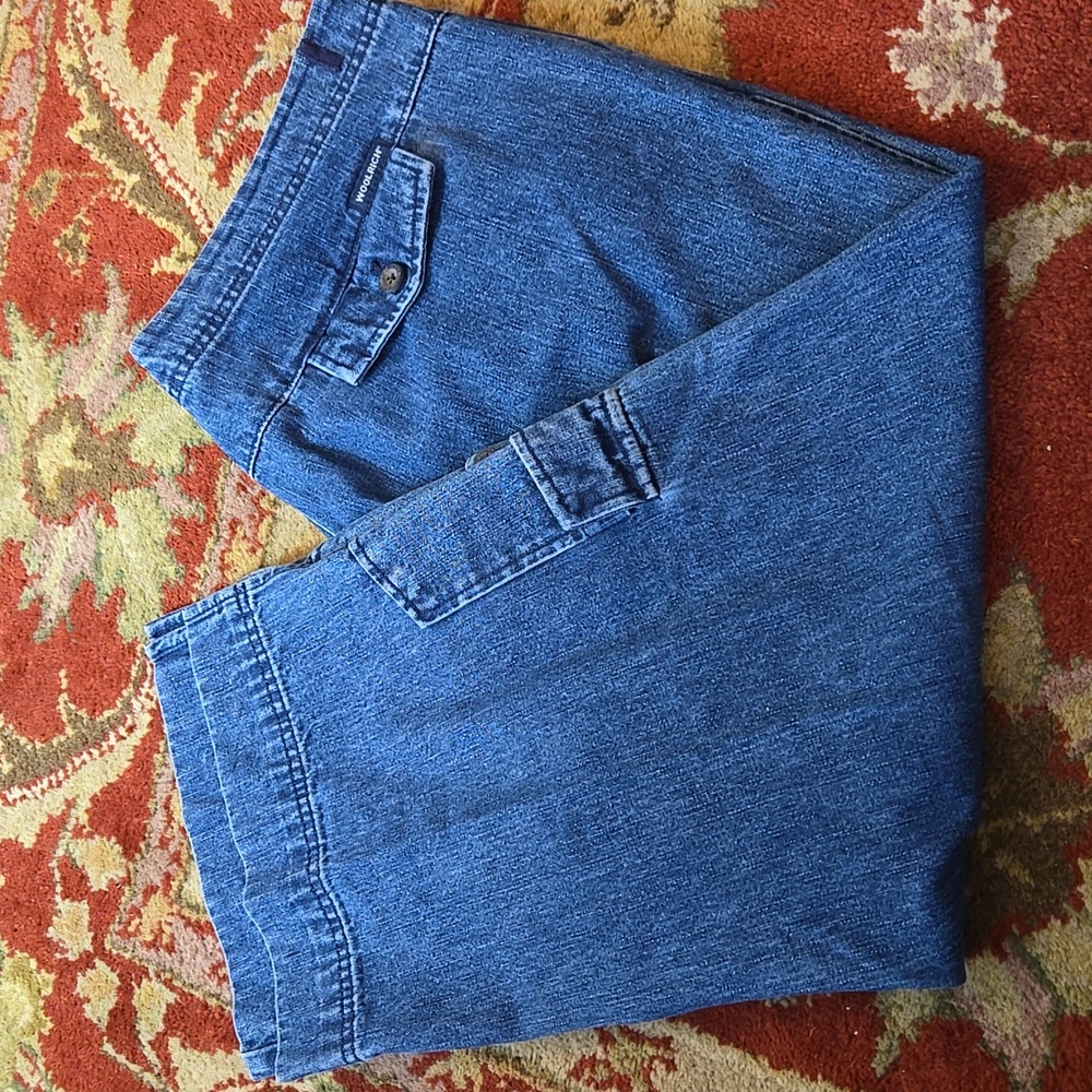 90s Woolrich Cargo Capri Denim Pants